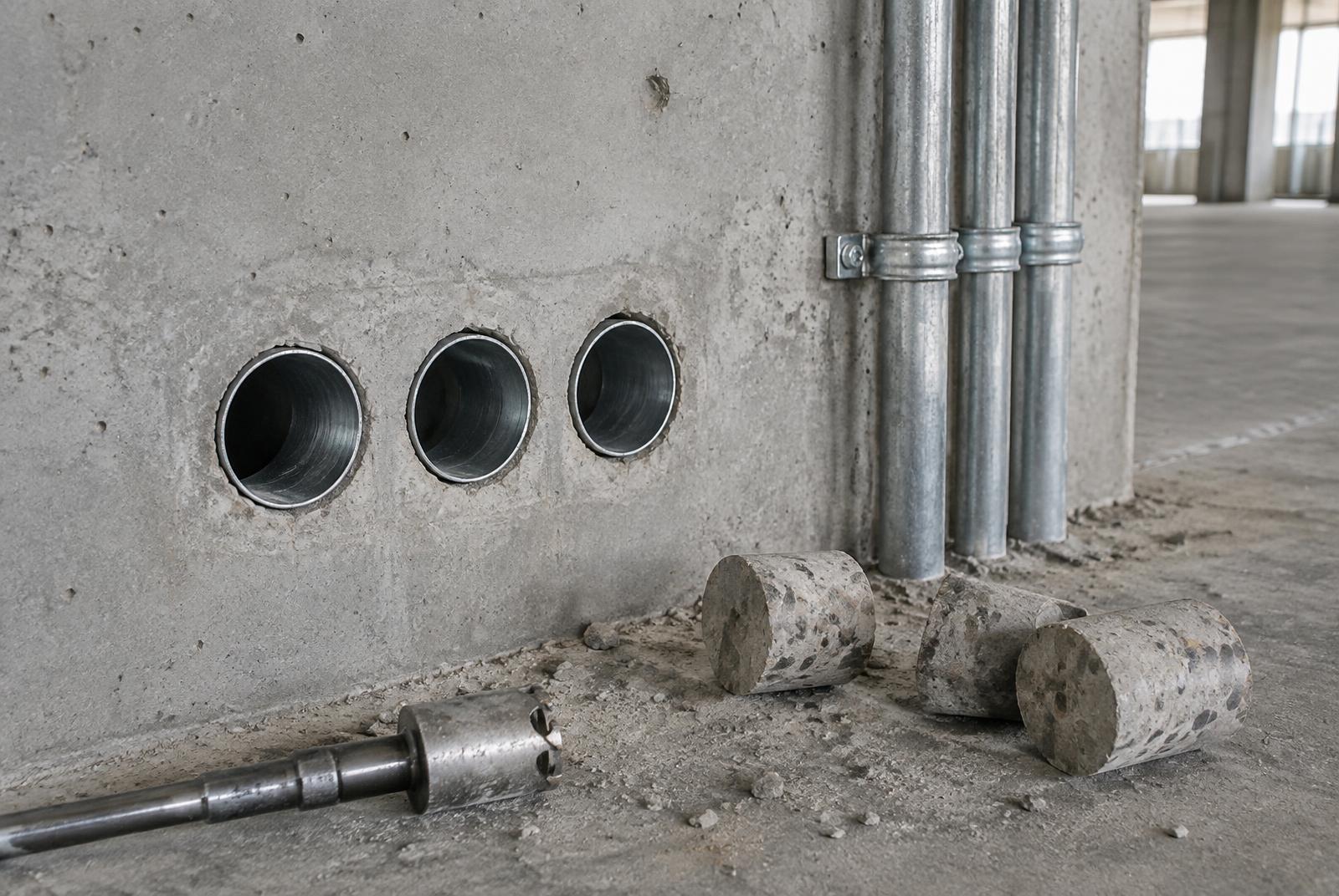 WNC Concrete Cutting & Core Drilling — electrical conduits